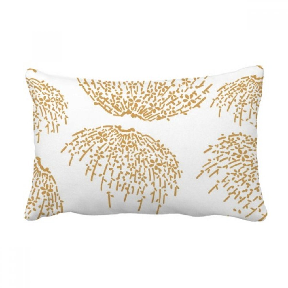 Coussin lombaire contre mal de dos culture japonaise automne oreiller deco canape 40x60 cm
