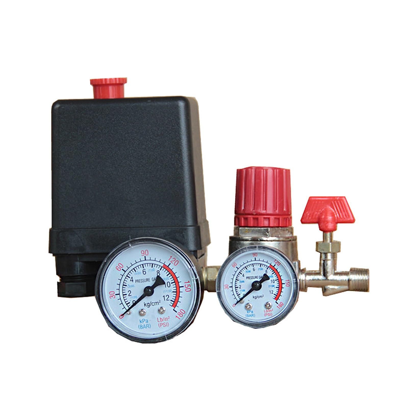 Valvola di regolazione della pressione del compressore d'aria | Assemblaggio Indicatore di controllo miniaturizzato a risparmio energetico Installazione semplice
