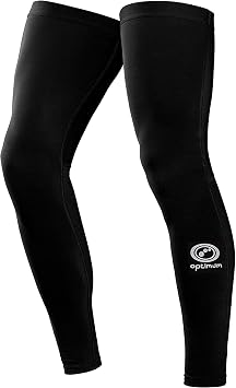 Optimum Mens Hawkley Cycling Leg Warmers, Black, Medium