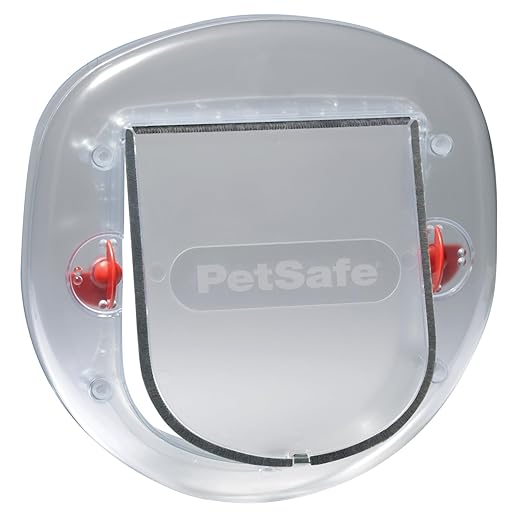 PetSafe Staywell - Puerta para Gatos, Gatera de Entrada y Salida, Puerta para Gatos y Perros Pequeños de hasta 10 kg, Resistente, Duradera, Esmerilada