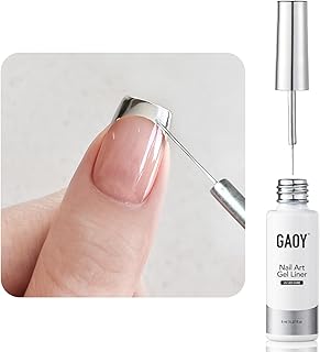 GAOY Esmalte de uñas de gel plateado metálico...