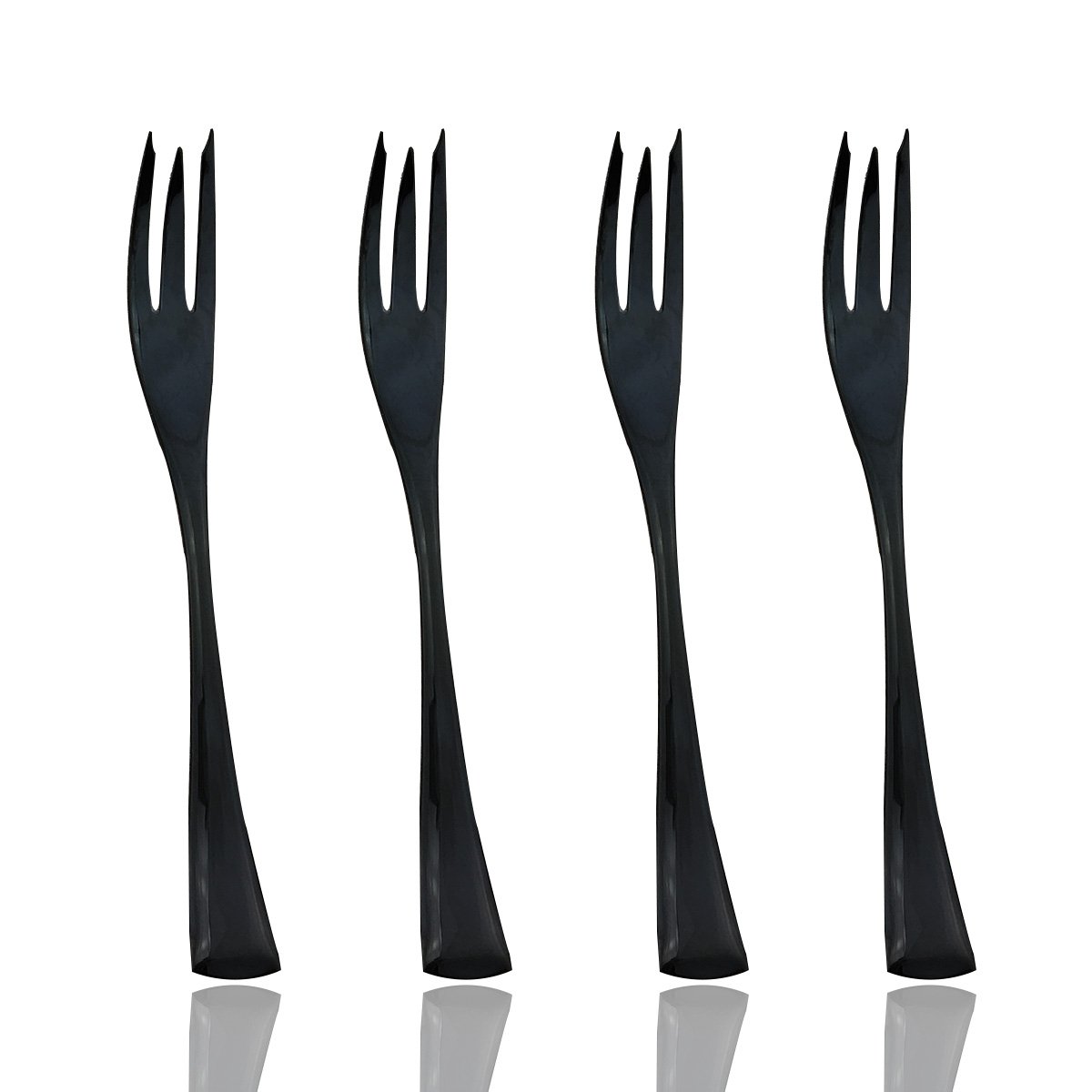 JASHII Black Stainless Steel Flatware Set - 24 Piece -9 JASHII Black Stainless Steel Flatware Set - 24 Piece -9