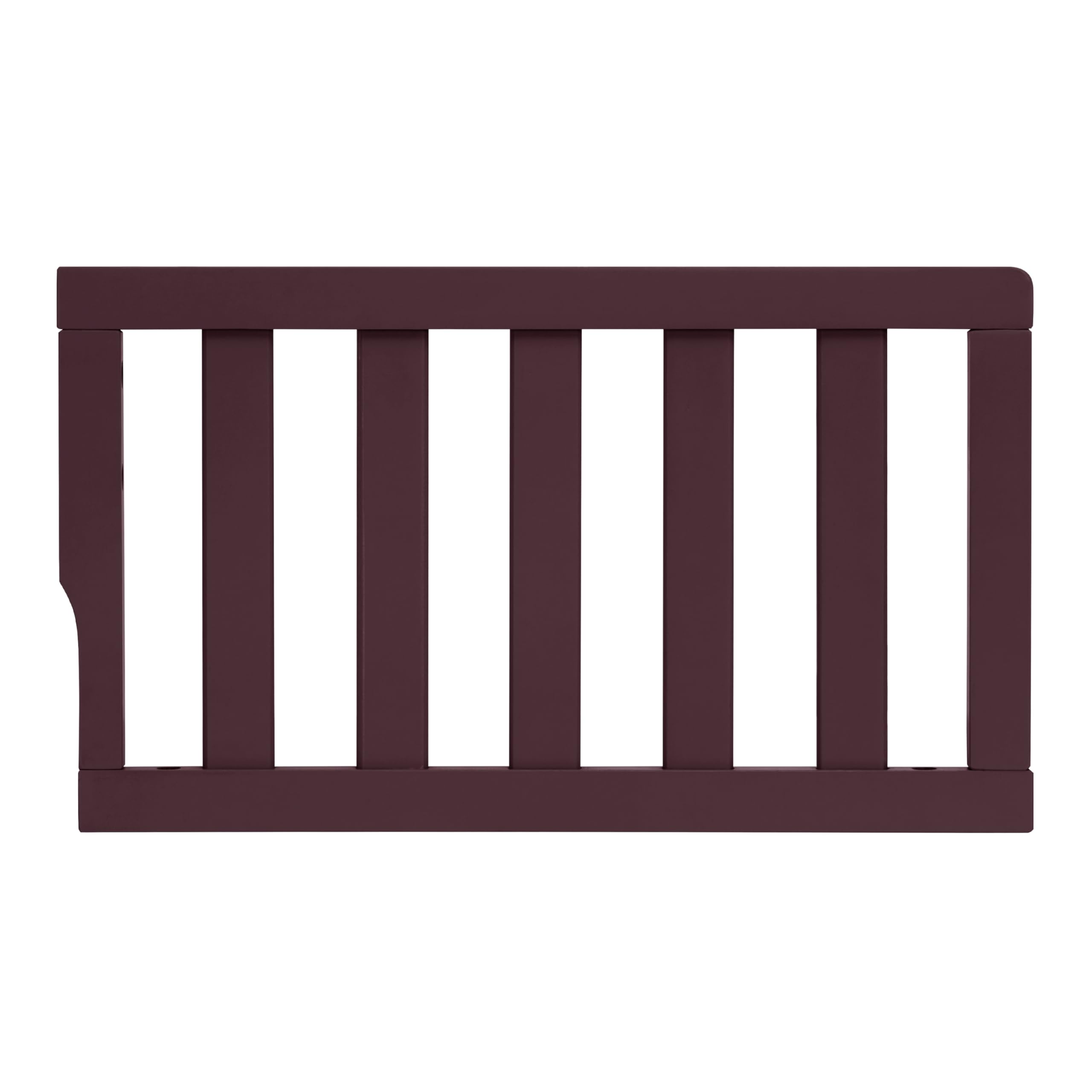 Dream On Me Toddler Guard Rail for Convertible Crib, Solid Wood Bed Rail for Toddler Bed Conversion, Auburn