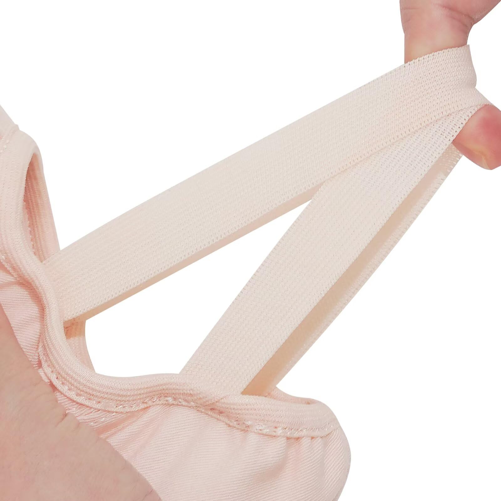 Chaussons de Ballet, Toile Élastique Semelle Fendue Chausson Ballet pour Filles
