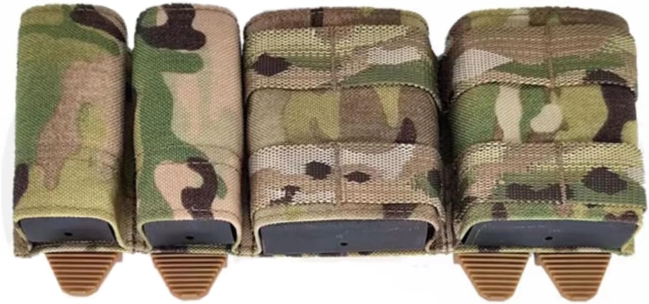 Tactical 5 56 2+2 Side Double Magazine Bag Military Fan Molle Tool Bag
