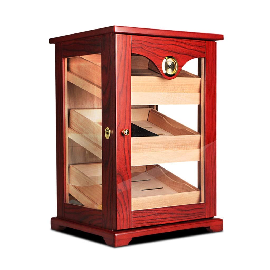 Buy MYYKHFF Cigar Humidor Countertop Cigar Humidor Tempered