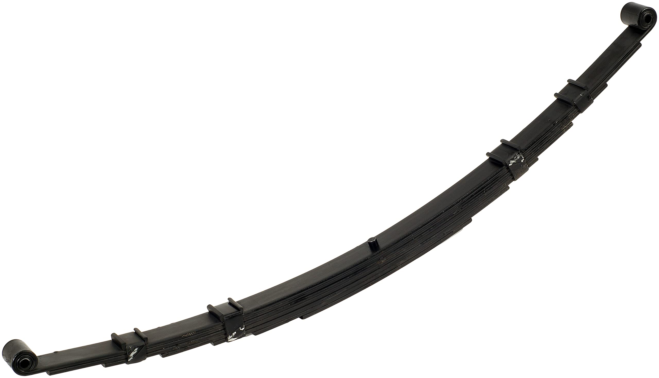 Dorman 97-298 Front Leaf Spring Compatible with Select Jeep Models - Dorman Leaf Spring 97-298 - Leaf Spring - Suspension Leaf Spring - Suspension Spring - Properly functioning leaf springs hold the weight and payload of a vehicle or trailer and are essential to suspension performance and passenger comfort. Check the product attributes to select the right leaf spring for your application. - Jeep 1973-55