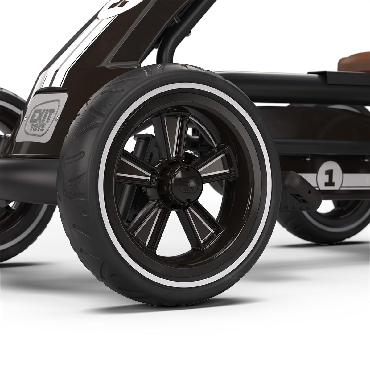 EXIT Foxy Pedal Go-Kart - Espresso Black