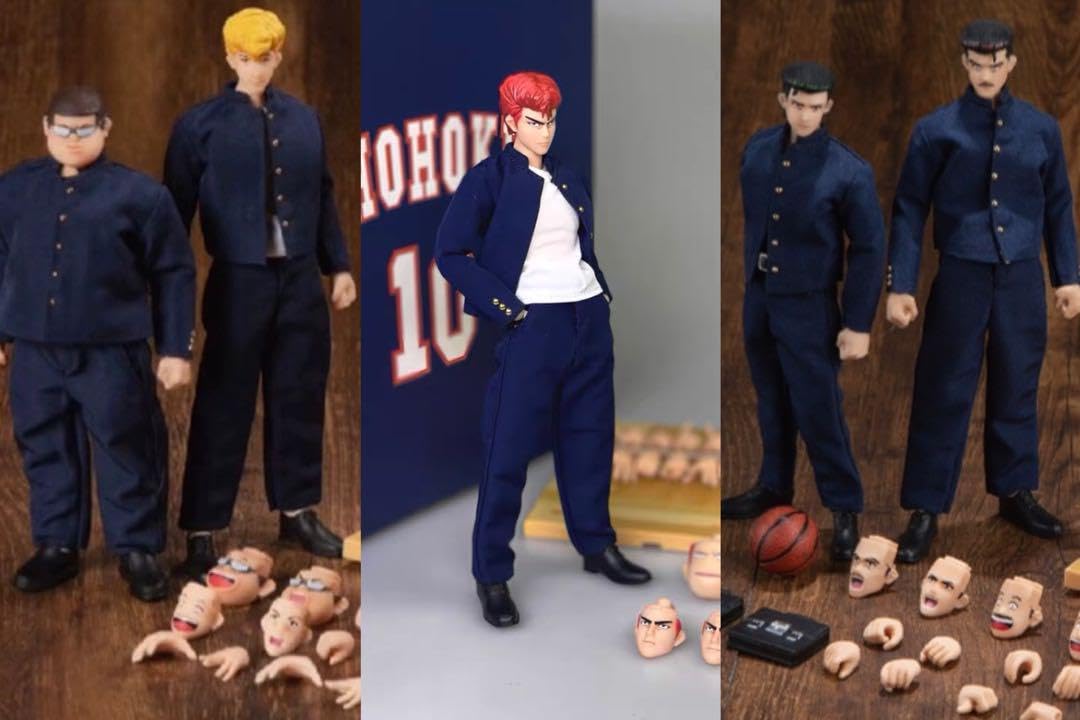Amazon.co.jp: スラムダンク 桜木軍団5人セット 可動1 12スケール 