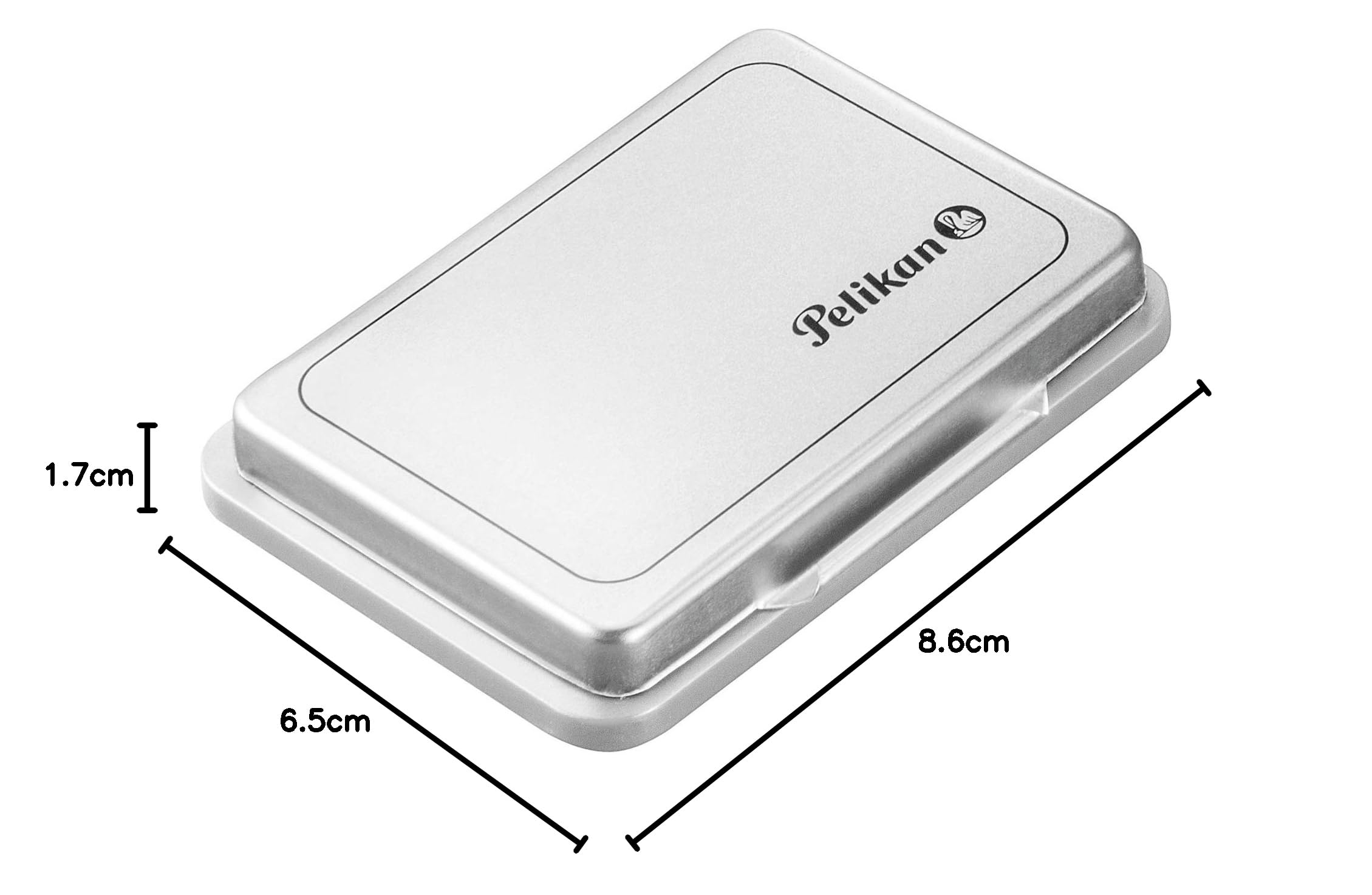 Inchiostro Per Timbri Pelikan Resistente All'Acqua | Ideale Per Tessuto, Cuoio, Legno E Plastica | Colore Bianco, 30 Ml - Foto 2