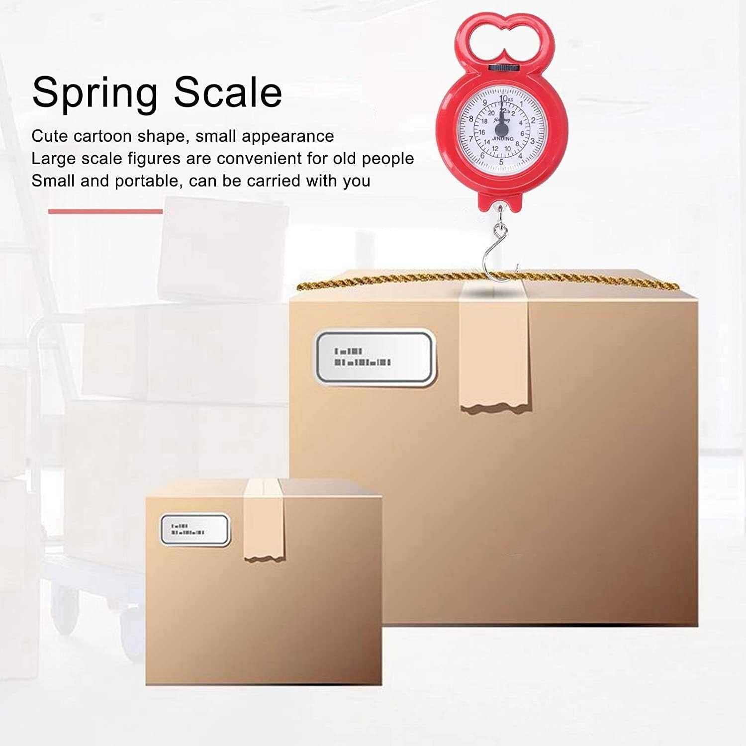 Fishing Scale, Luggage Scale, Spring for Measuring Shopping Weight Fishing Scales