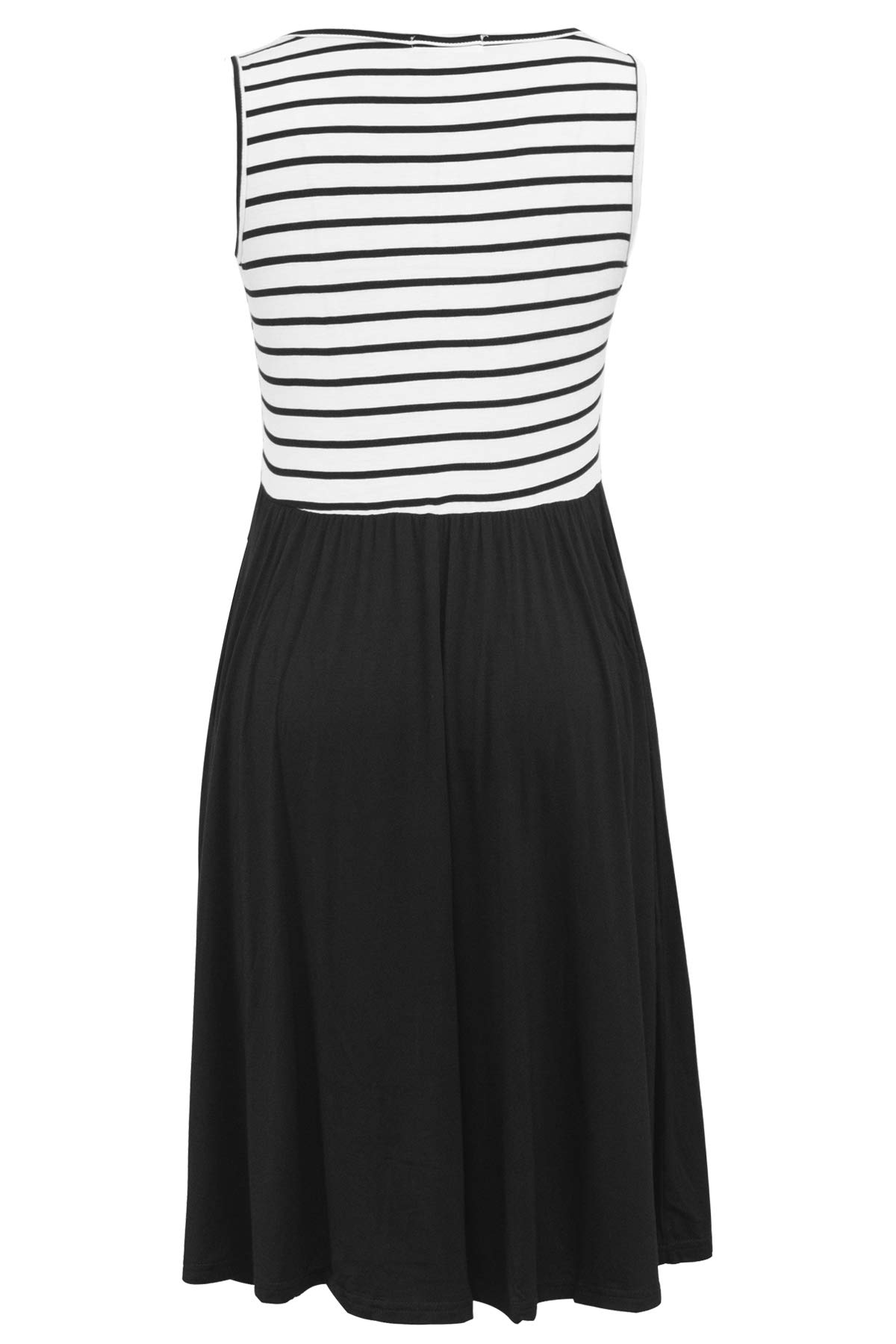 Smallshow Mujer Vestido de Lactancia de Maternidad, en Capas, con Bolsillos — view 5