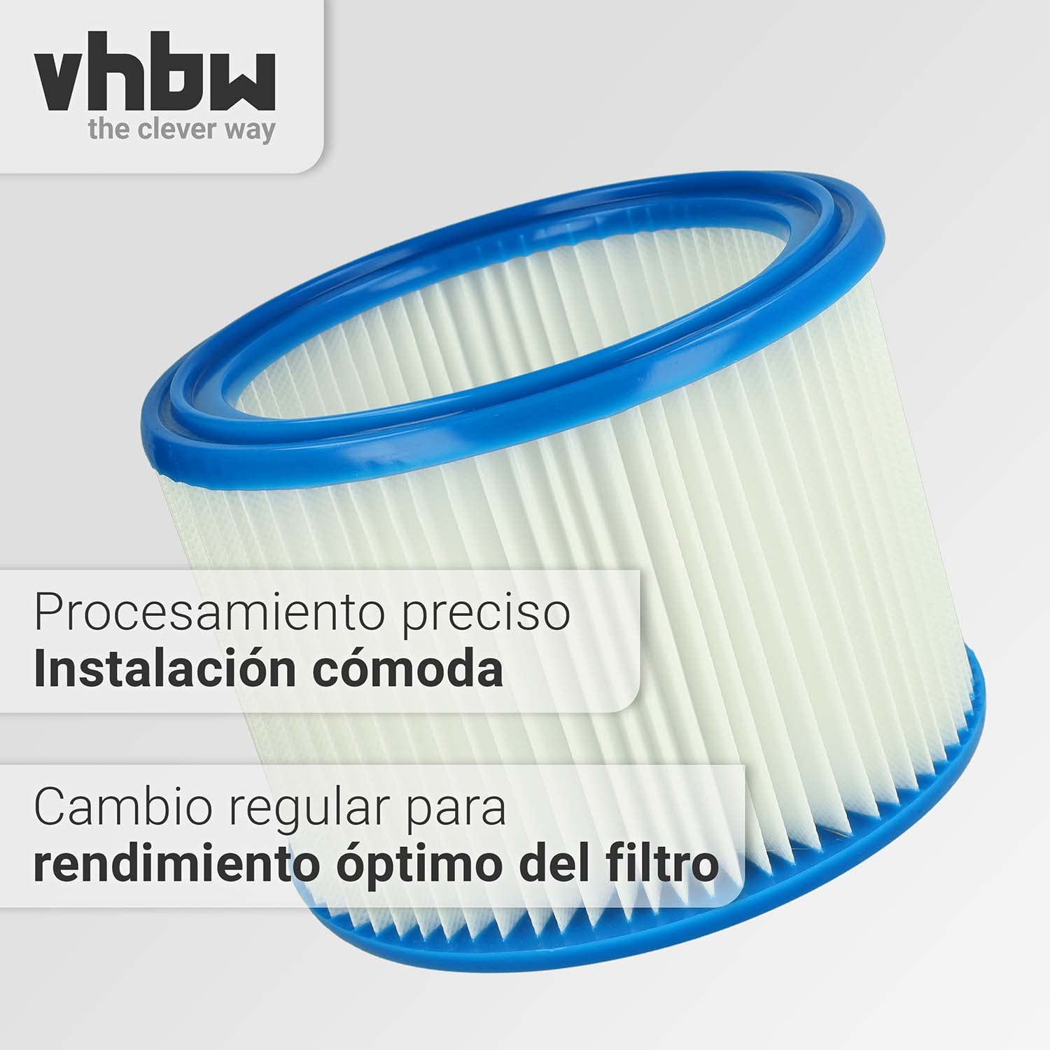 vhbw Set de filtros 5x Filtro plisado compatible con Nilfisk/Alto/WAP