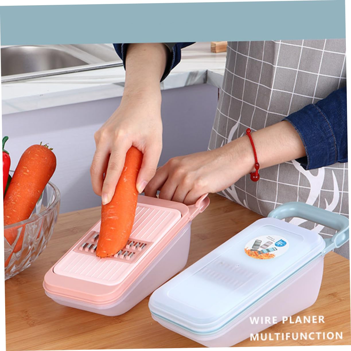 Râpe Multifonction 3 En 1 En Acier Inoxydable - Pour Fromage, Légumes, Zestes - Avec Manche Et Support Antidérapant