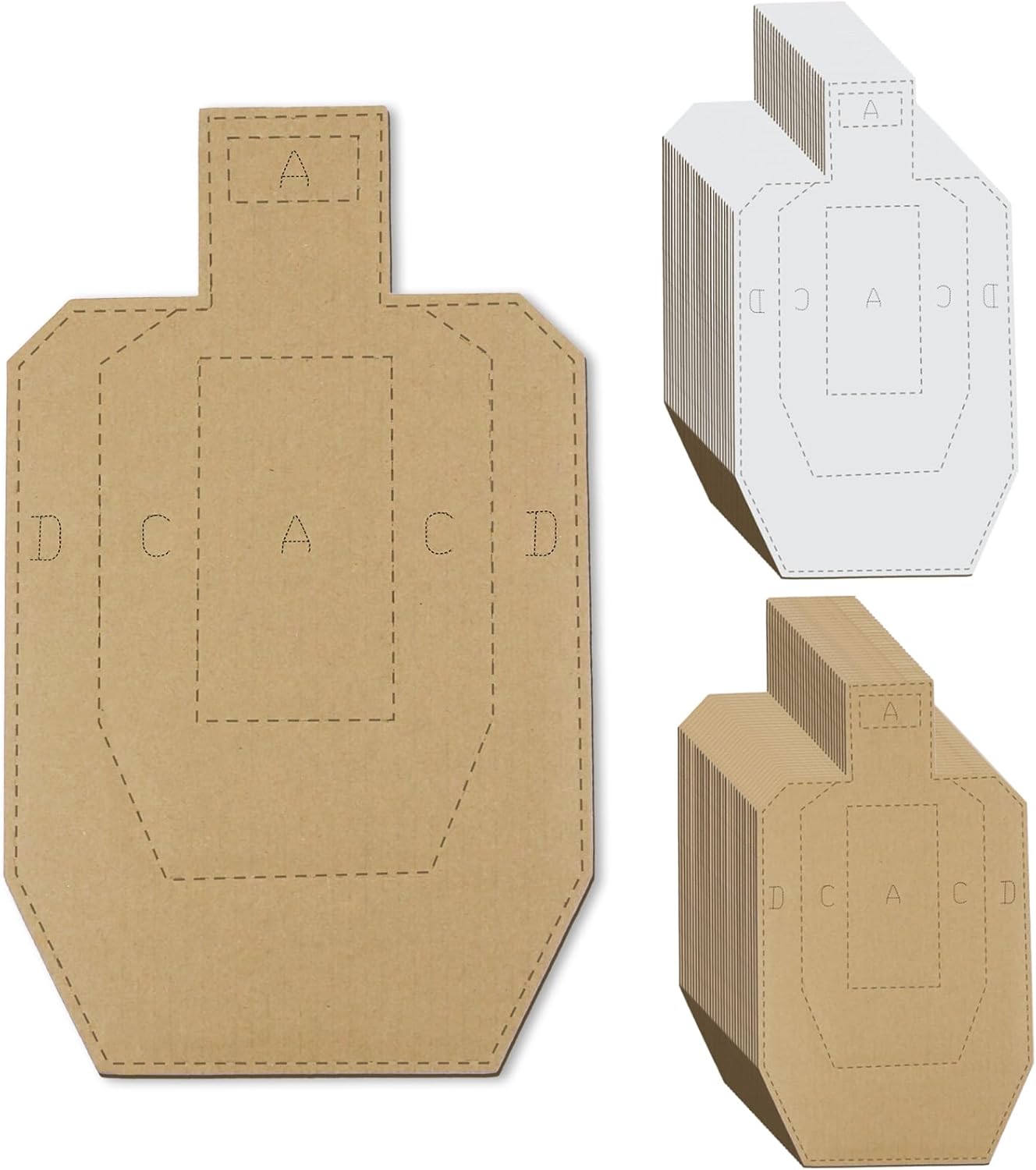 40 Sheets Tactical Cardboard Targets, IDPA Targets