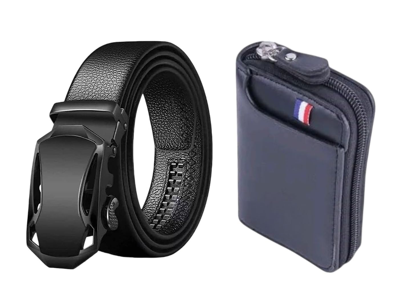 hendon Faux Leather Belt Wallet Combo For Men And Boys Size (28-42), Gift Ideas for Husband, Boyfriend. (Black)-picture-21