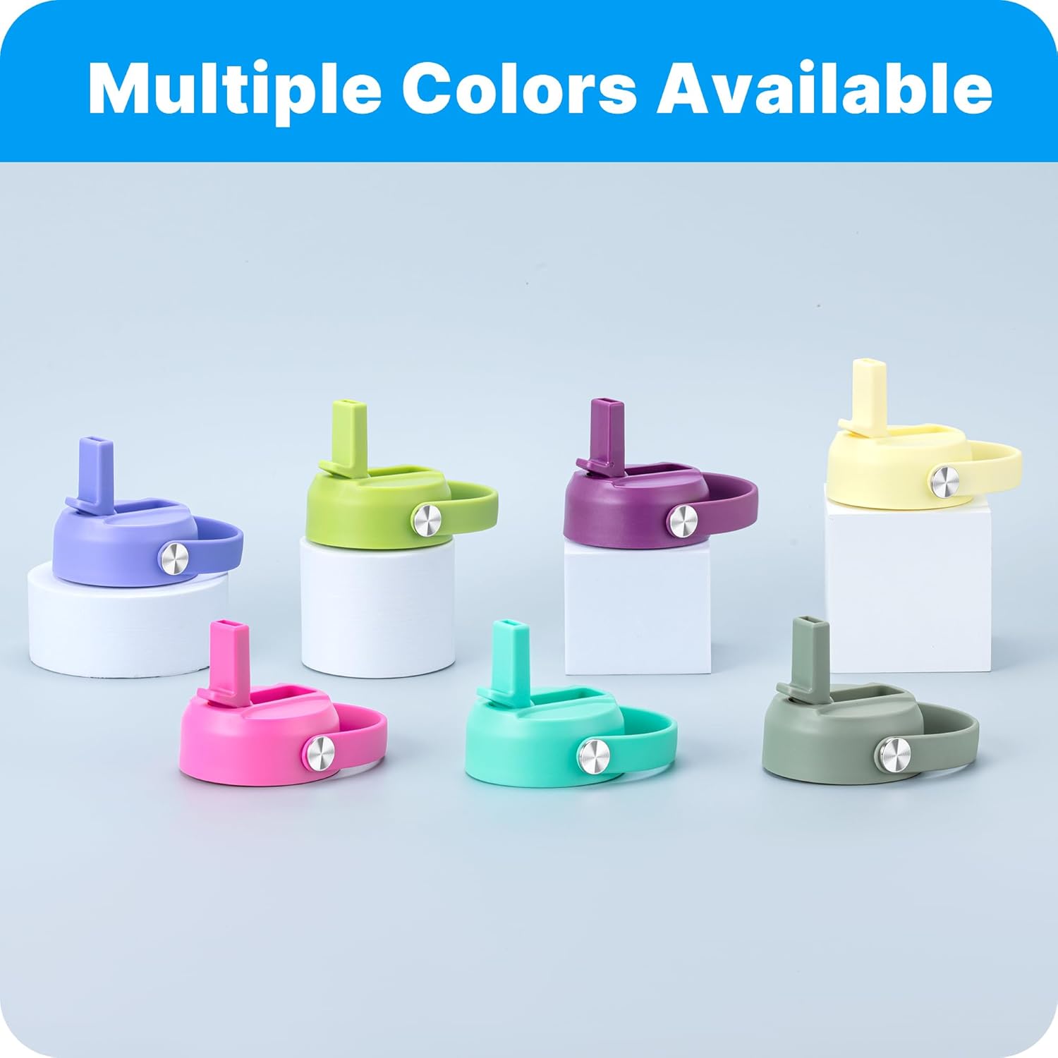 Straw Lid for Hydroflask, Lids with Straw for Hydro Flask 12 16 18 20 32 40 64oz Wide Mouth Water Bottles, Replacement Cap Lid for Hydroflask, BPA Free - Image 5