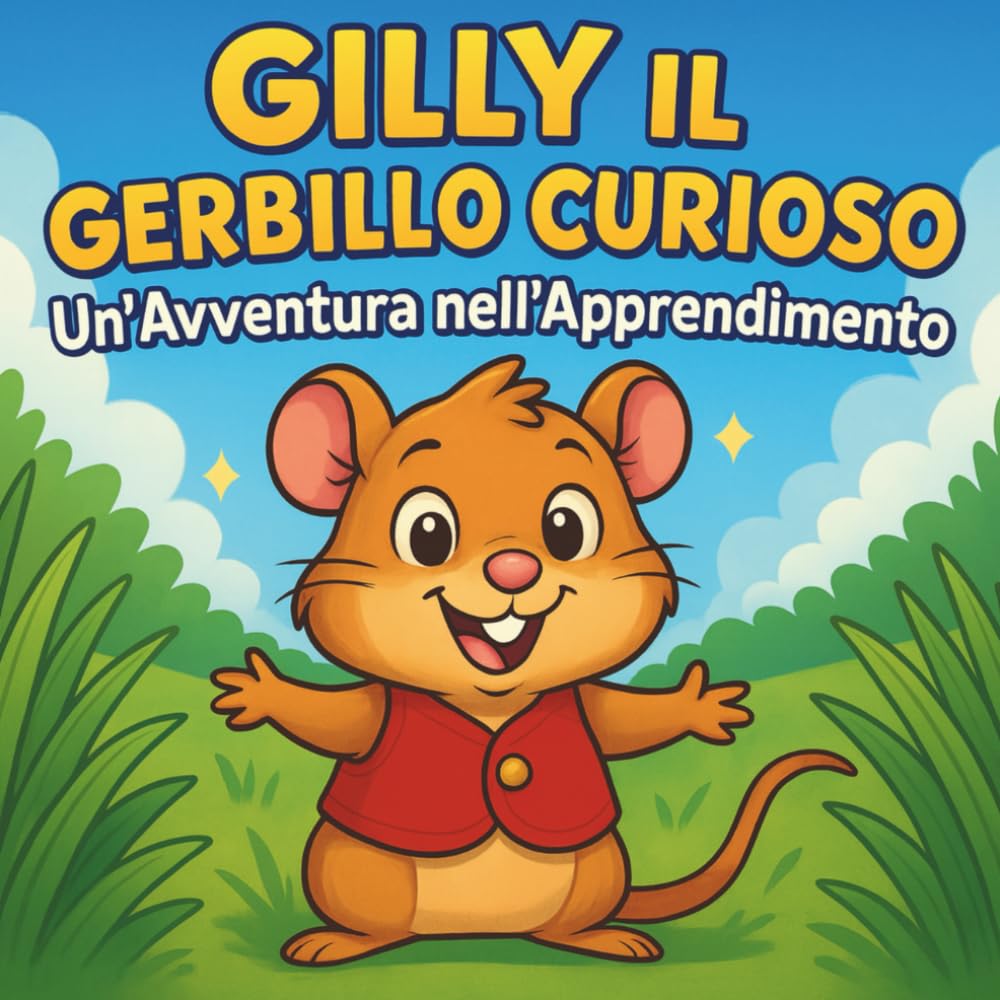Gilly il Gerbillo Curioso: Un'Avventura nell'Apprendimento: Libri di fiabe per bambini | Un divertente viaggio di curiosità, amicizia e scoperta | ... 8 anni (Children's Storybooks in Italian)