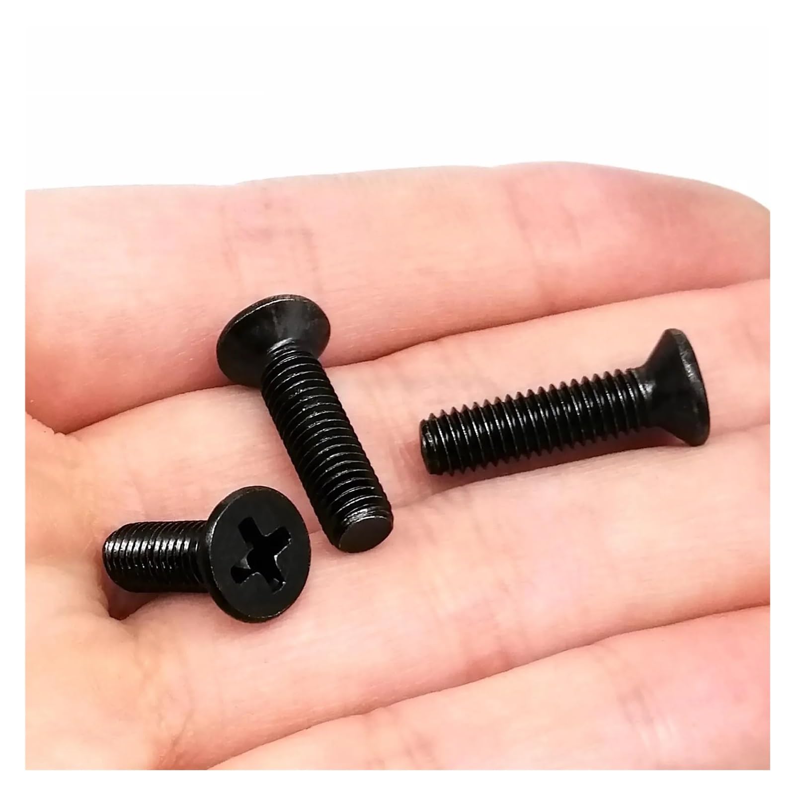 Acero Inoxidable 304, Surtido De Tornillos De Cabeza Avellanada Plana Phillips Negros M2.5 M3 M4 M5 - Kit Surtido De Pernos Y Tuercas (285/1020 Piezas, Caja Incluida)(Set B 1020pcs)