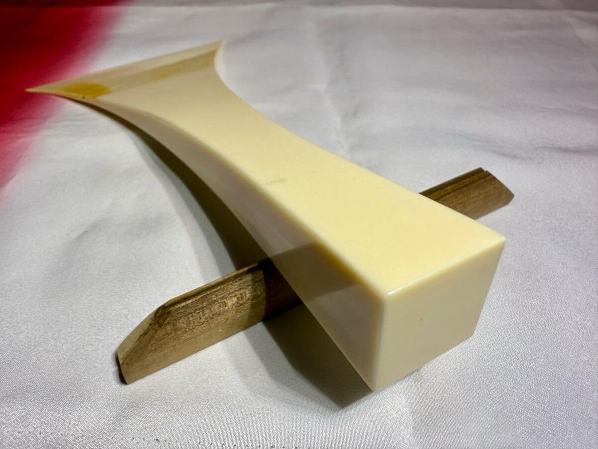 最高級 義太夫 三味線 撥 バチ 和楽器 民謡 天然素材 稀少品重さ：302g