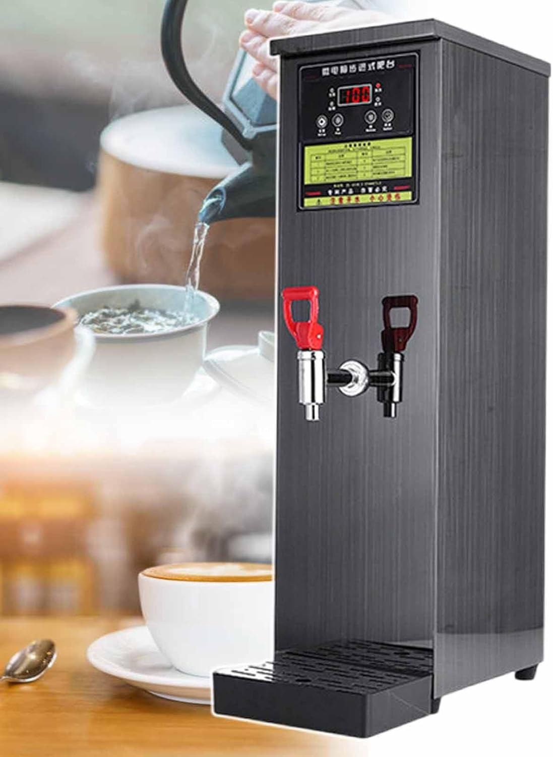Commercial Electric Hot Water Boiler - Temperature Adjustable,Output, Quick Brewing for Coffee, Tea, and Hot Drinks, Ideal for Restaurants