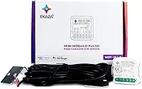 EKAZA Interruptor Mini Módulo Pulso para Garagem com Sensor Wi-Fi + Bluetooth - EKAC-T3099WB