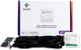 EKAZA Interruptor Mini Módulo Pulso para Garagem com Sensor Wi-Fi + Bluetooth - EKAC-T3099WB