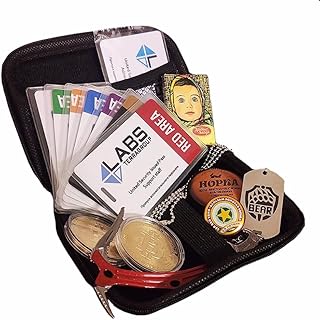 [TIMELIGHT] Escape from Tarkov タルコフ ドッグタグケース カードセット ターコフ redcard 周辺 小道具 ビットコイン/キーホルダー LEDX