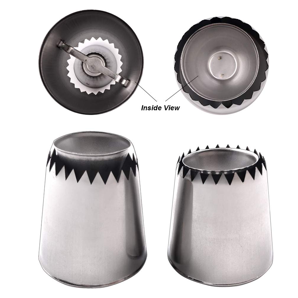 Set di ugelli per decorare torte: 4 beccucci riutilizzabili per decorare la crema - Italia