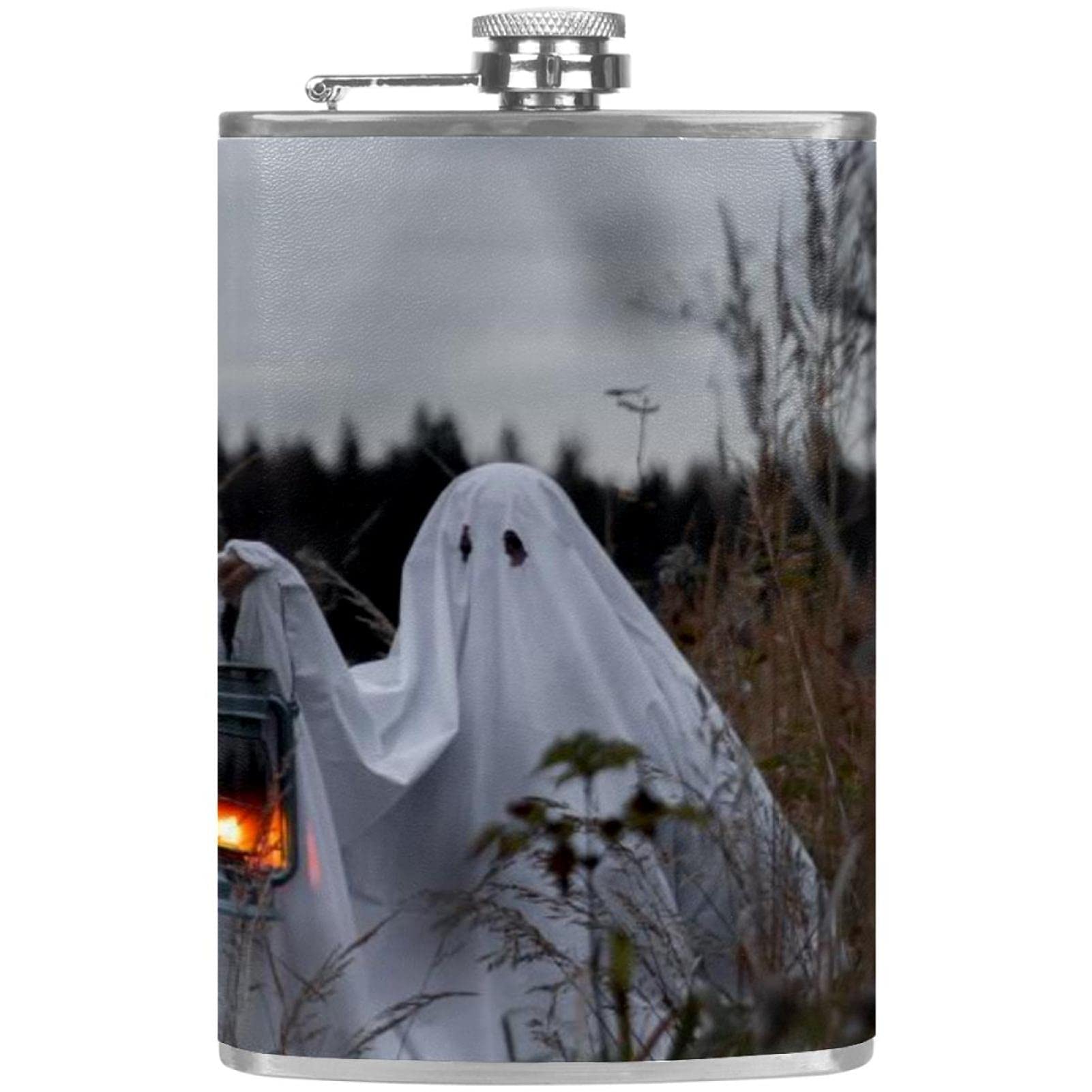 Flasque à liqueur Halloween en inox anti-fuite pour savourer votre whisky en soirée déguisée
