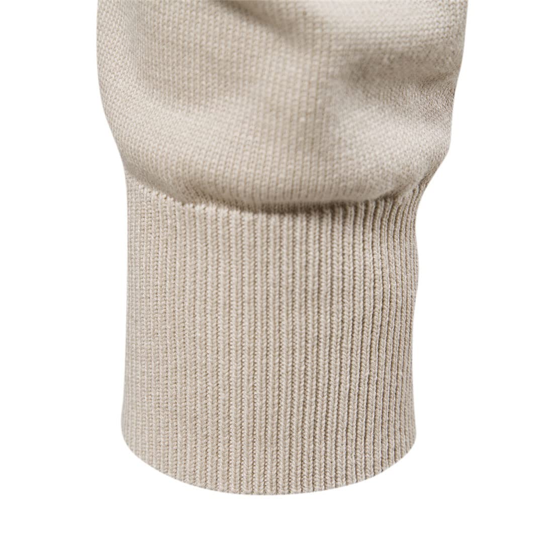 Uomini di base Maglioni Tinta unita O-Collo Maglia Maschio Pullover Inverno Maglioni Caldi per gli Uomini, cioccolato, 2XL