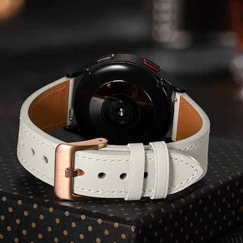 Miniatura 5 de GEAK Correa de cuero compatible con Samsung Galaxy Watch 5 de 1.575 pulgadas, 1.732 pulgadas, Galaxy Watch 6Watch 4 de 1.732 pulgadas, 1.575
