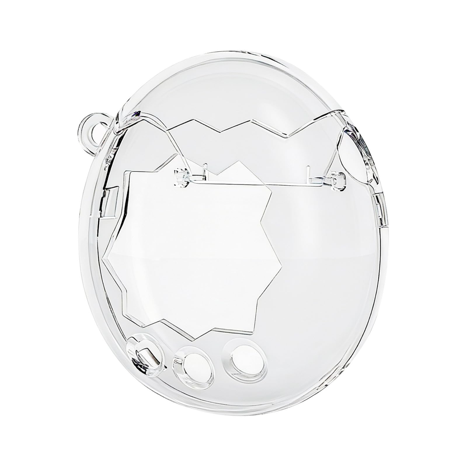 Per Tamagotchi Paradise Console di gioco Custodia rigida per PC Anticaduta Custodia protettiva trasparente Accessori per giochi antiscivolo (Trasparente)