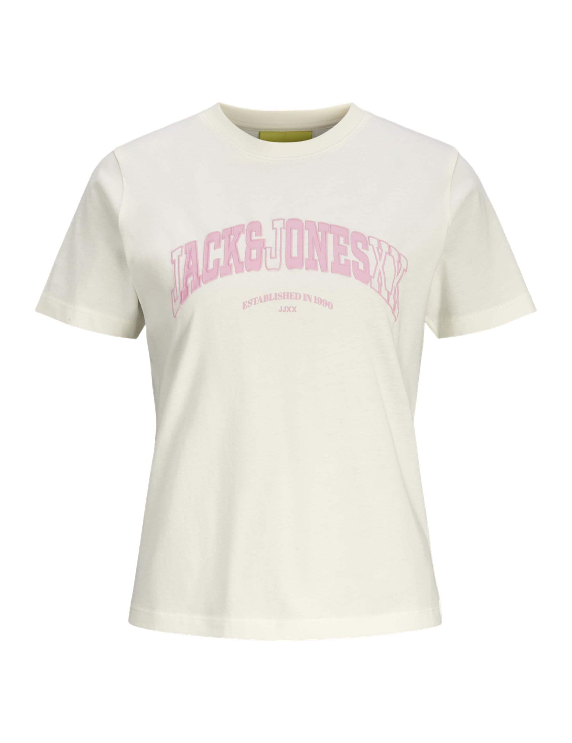 JJXX Women's Jxava Reg Ss Tee JRS T-Shirt, Vanilla Ice, S