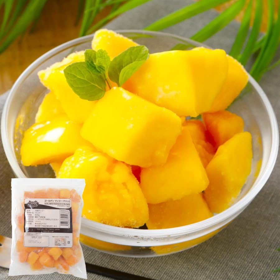 Amazon | スミフル 冷凍 マンゴー 2袋 1kg ベトナム産 砂糖不使用 皮種