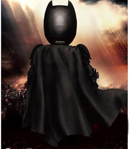 Miniatura 3 de Beast Kingdom The Dark Knight Batman EAA-119DX - Figura de acción de ataque de huevo, multicolor