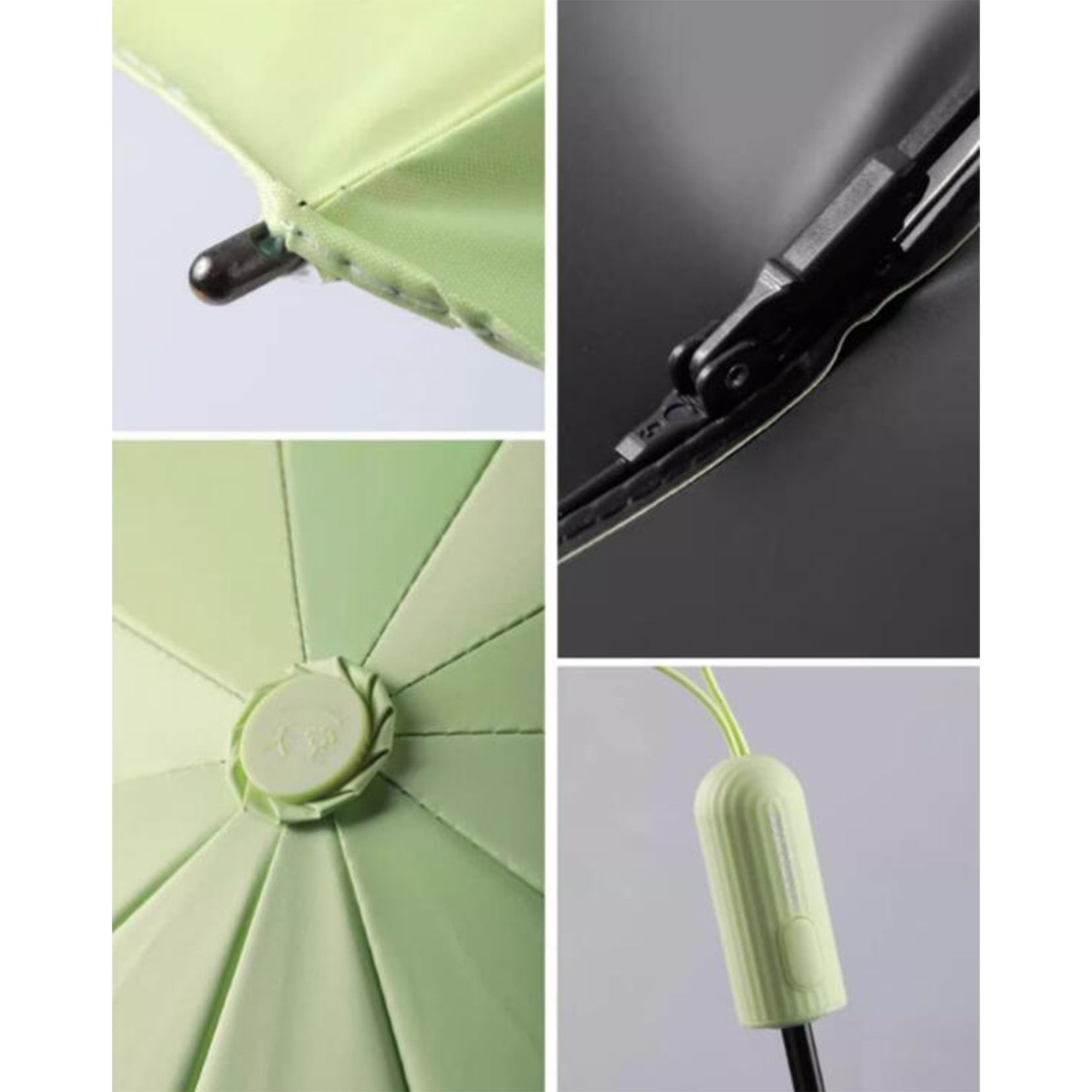 Parapluie de voyage parapluies automatique à vent, parapluie UV Sunlla parapluie compacte auto ouvert et ferme, étanche et 99,9% de protection UV parasol avec revêtement anti-UV noir