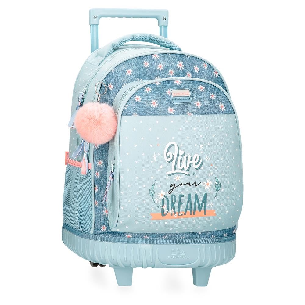 MOVOM Live your dreams mochilas, mochilas escolares, mochilas infantiles, Incluye pompon decorativo, varios compartimentos de Joumma Bags