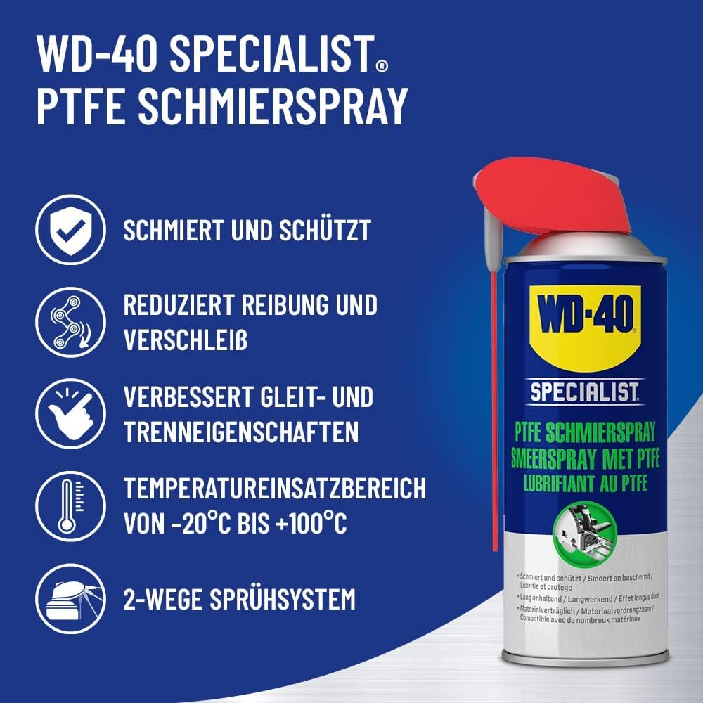 WD-40 Specialist Smart Straw Spray lubrifiant 6 x 300 ml