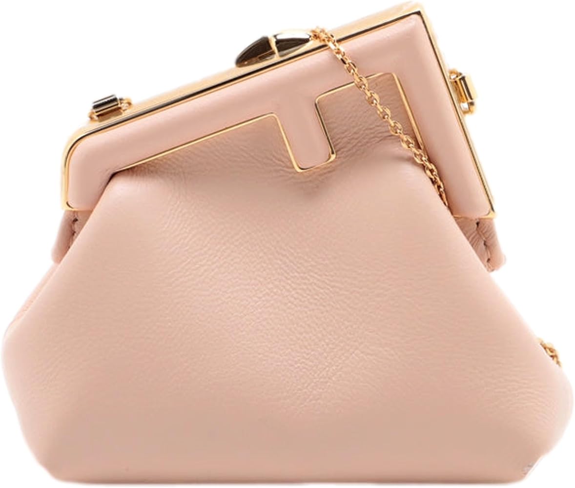 Amazon.com: FENDI First Poudre Powder Pink Leather Nano Micro