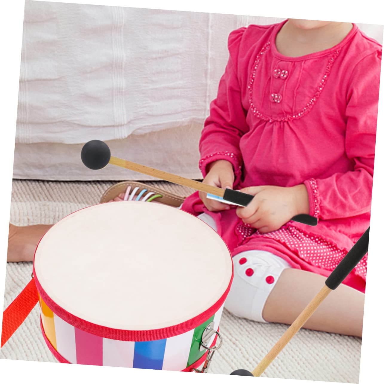 ibasenice 8pary Pałek Do Marimby z Ergonomicznymi Uchwytami Instrument Perkusyjny Do Nauki i Występów Trwałe Gumowe Końcówki Dla Początkujących i Profesjonalistów