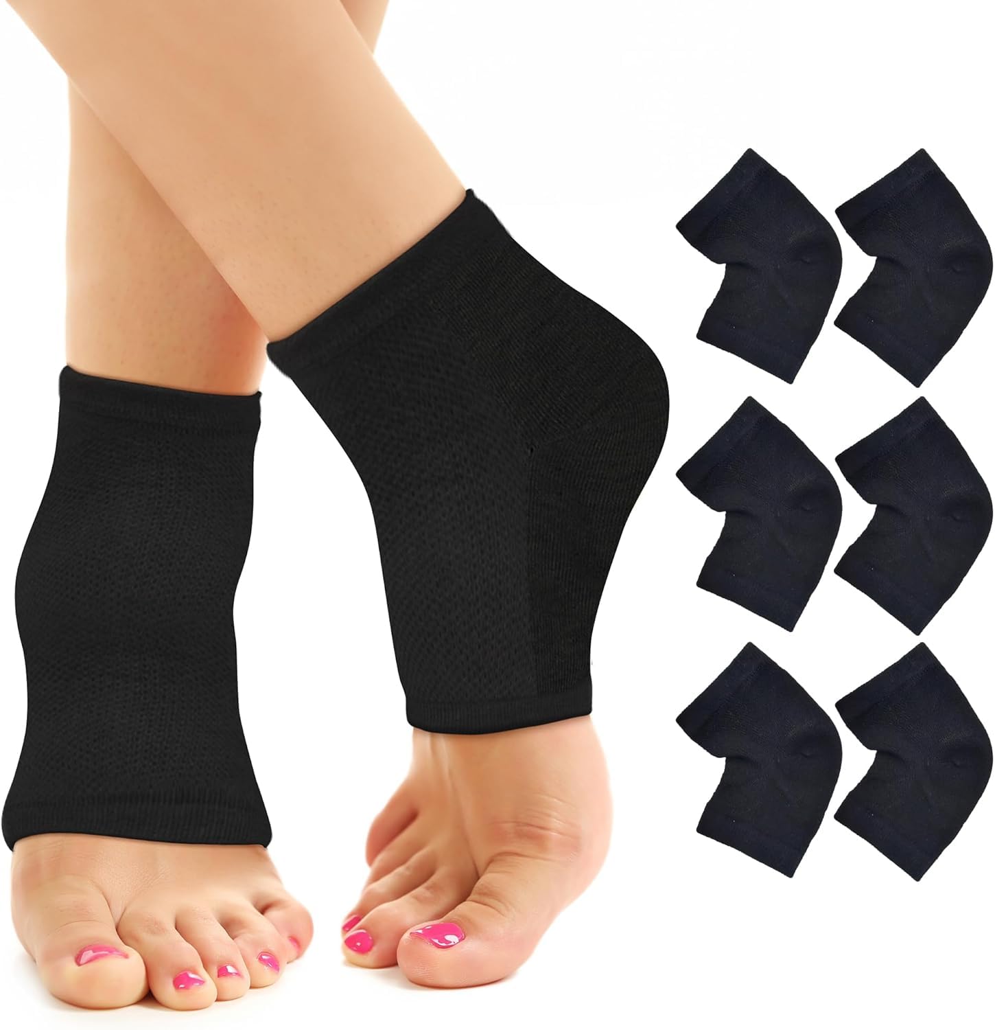 Moisturizing Socks | Cracked Heel Treatment with Aloe Vera | Moisturizer Foot Callus Remover | Aloe Socks for Cracked Heels & Dry Cracked Feet |