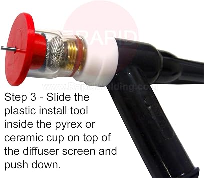 Furick Cup FUPA #12 Screen Install Tool and 2 Replacement Diffusers, 1/8 (3.2mm)