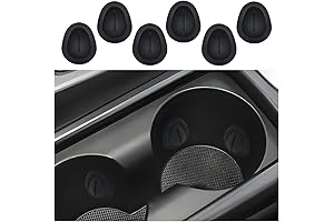 Essential Car Cup Holder Insert Rubber, Pack of 6