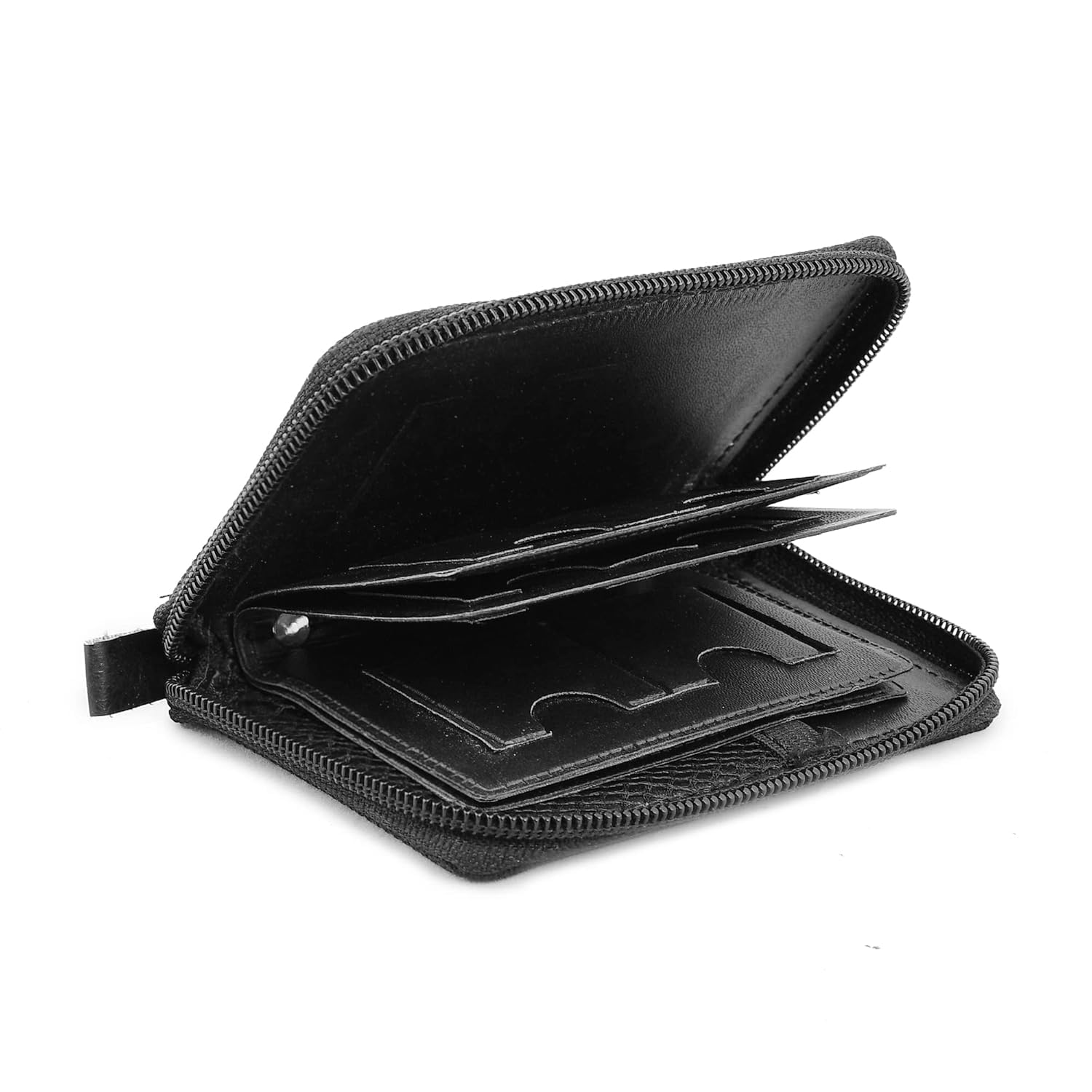 SUPERNIC Portable 18 Slots Wallet for SDHC & Micro SD Cards Holder Pouch Case (Zip Closure, Black)-image-29