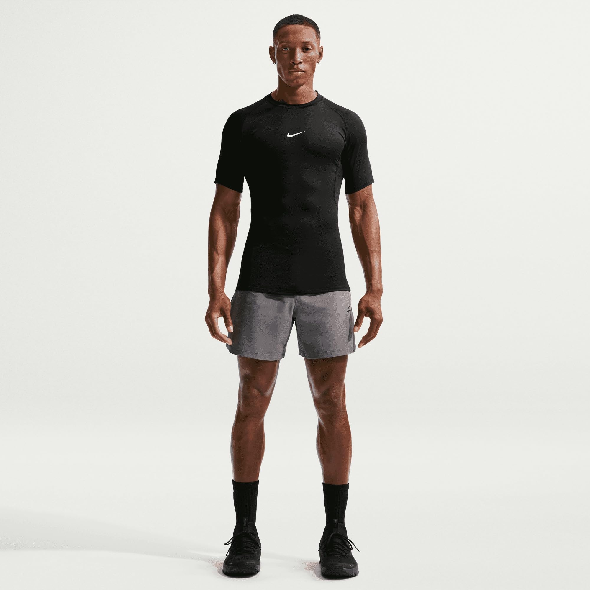 NIKE M NP DF Tight Top SS Camiseta Hombre