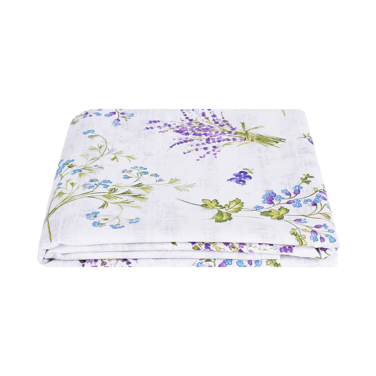 SaRani Copridivano Fiocco 1 2 3 4 Posti Cotone Ottoman Tinta Unita Salva Divano Colori (Fiori lilla, 2 posti)