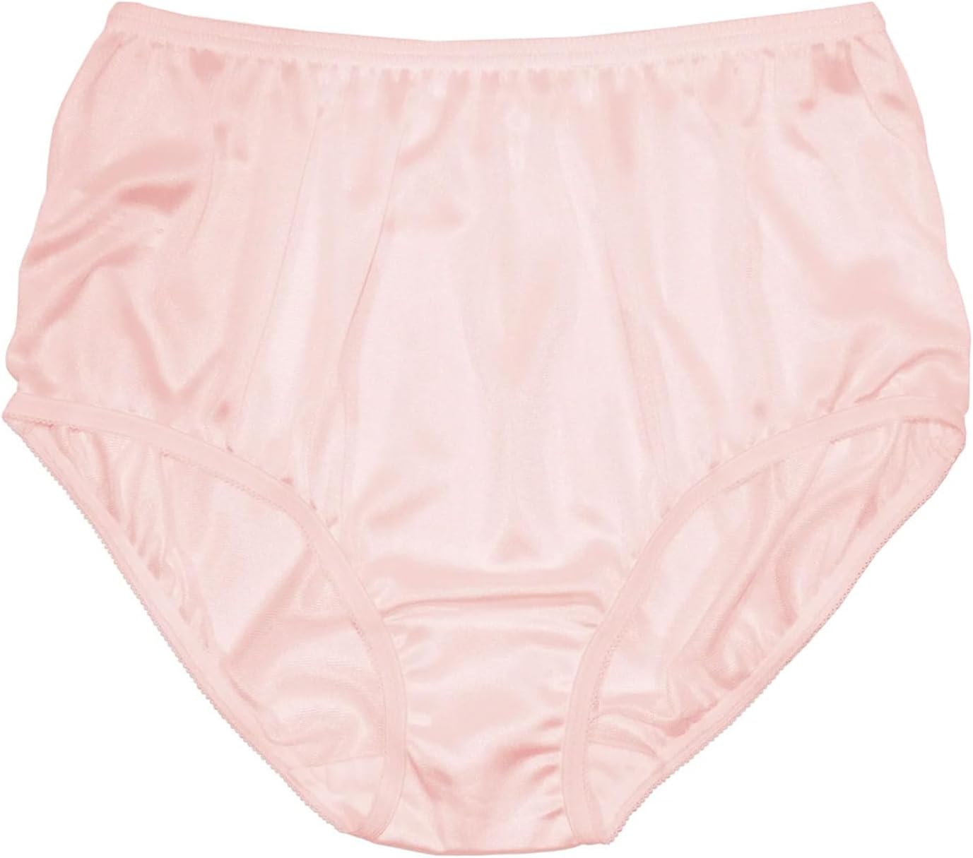 Teri Women's 331 Plain Jane Classic Nylon Silky-Smooth Lightweight Breathable Full Coverage Brief Panty - 4 Pack - Image 3