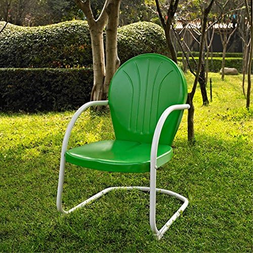 Ergode Griffith Metal Outdoor Furniture | Sturdy Steel Chair for Endless Comfort & Durability | Nostalgic Charm & Exceptional Longevity