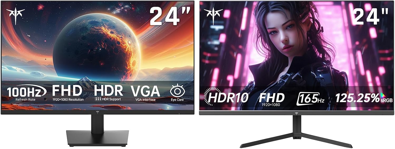 KTC 24 Inch FHD 1080P Computer Gaming Monitor User Manual